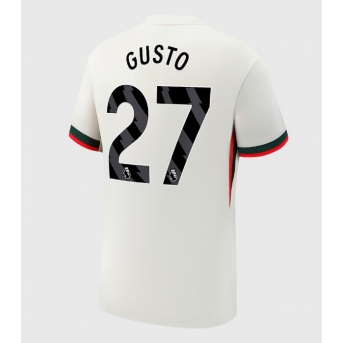 Billige Fotballdrakt Chelsea Malo Gusto #27 Replika Bortedrakt 2025-26 Kortermet